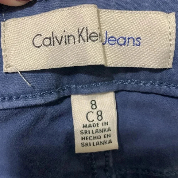 Women’s Calvin Klein Ankle Skinny Jeans Size 8 Blue EUC - Picture 7 of 9
